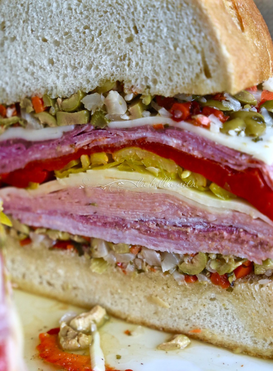 Classic New Orleans Muffuletta | La Bella Vita Cucina