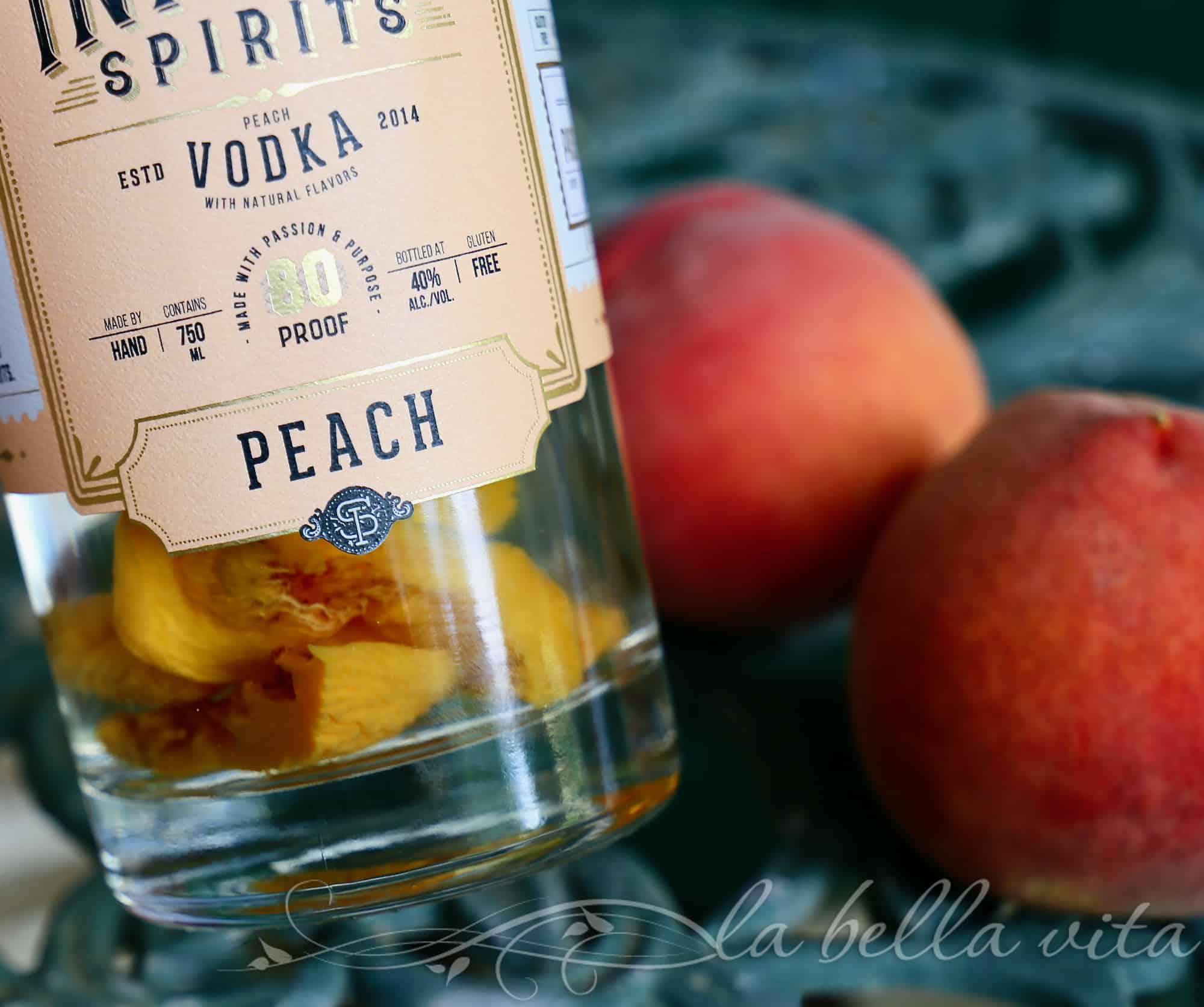 Easy Southern Peach Sangria In Minutes La Bella Vita Cucina   IMG 1118 