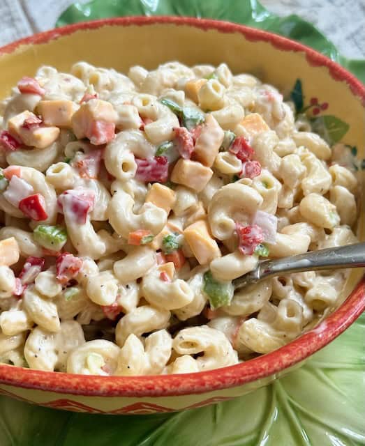 Macaroni Salad ~ Outstanding and Loaded | La Bella Vita Cucina